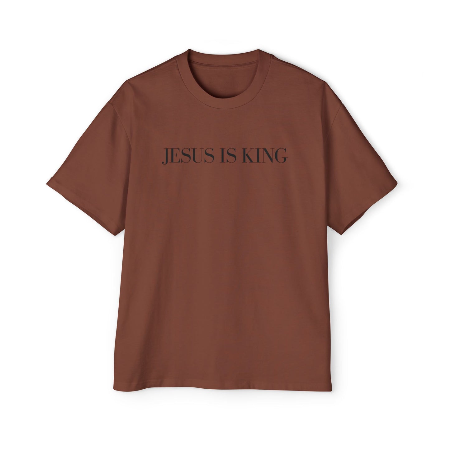 JESUS IS KING Heavy Oversized Tee