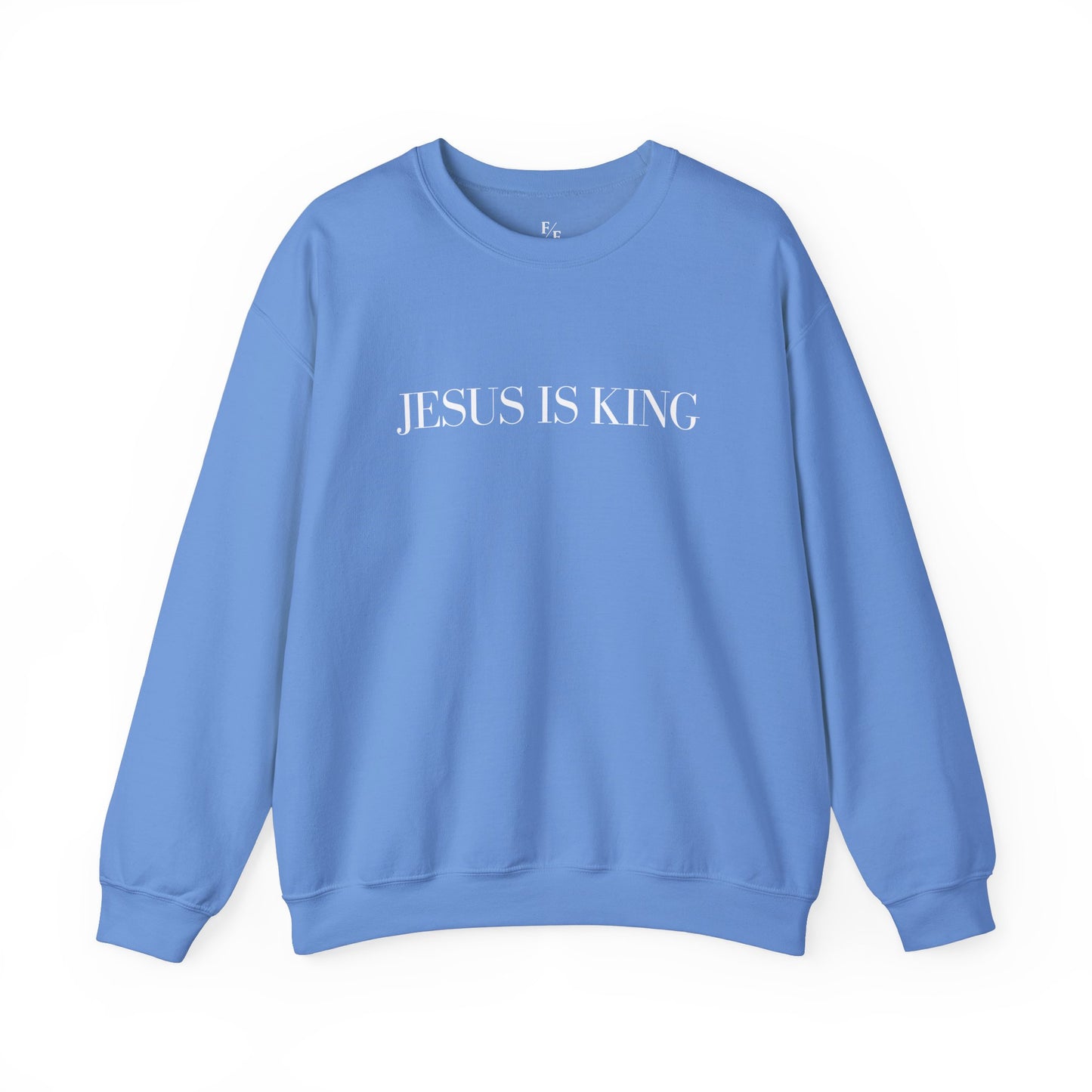 JESUS IS KING Relaxed Crewneck