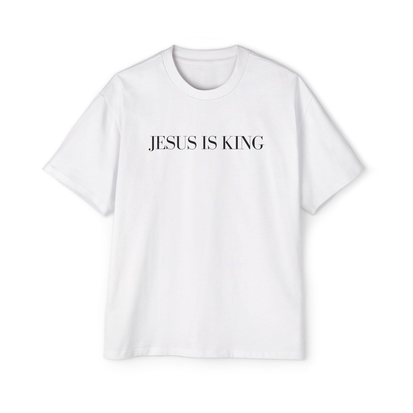 JESUS IS KING Heavy Oversized Tee