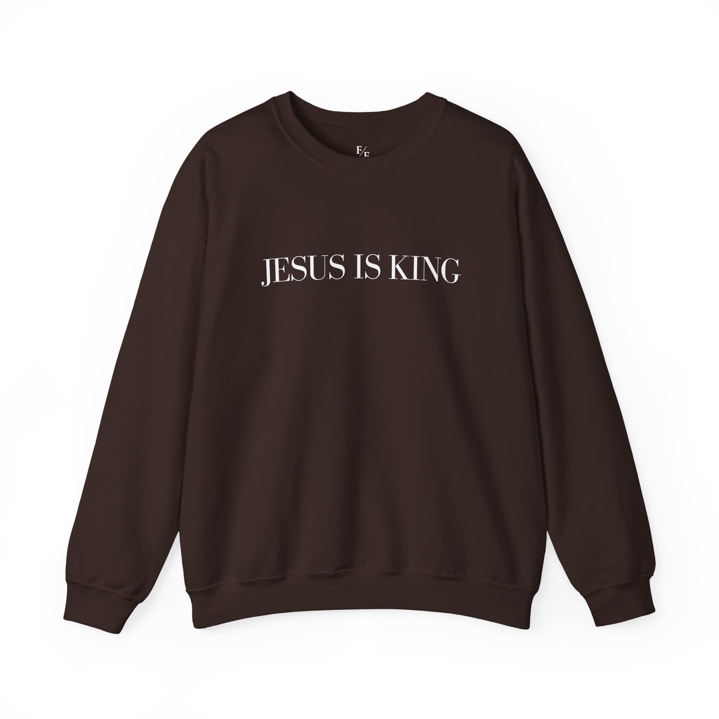 JESUS IS KING Relaxed Crewneck