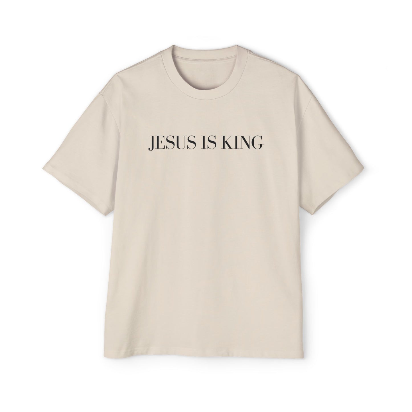 JESUS IS KING Heavy Oversized Tee