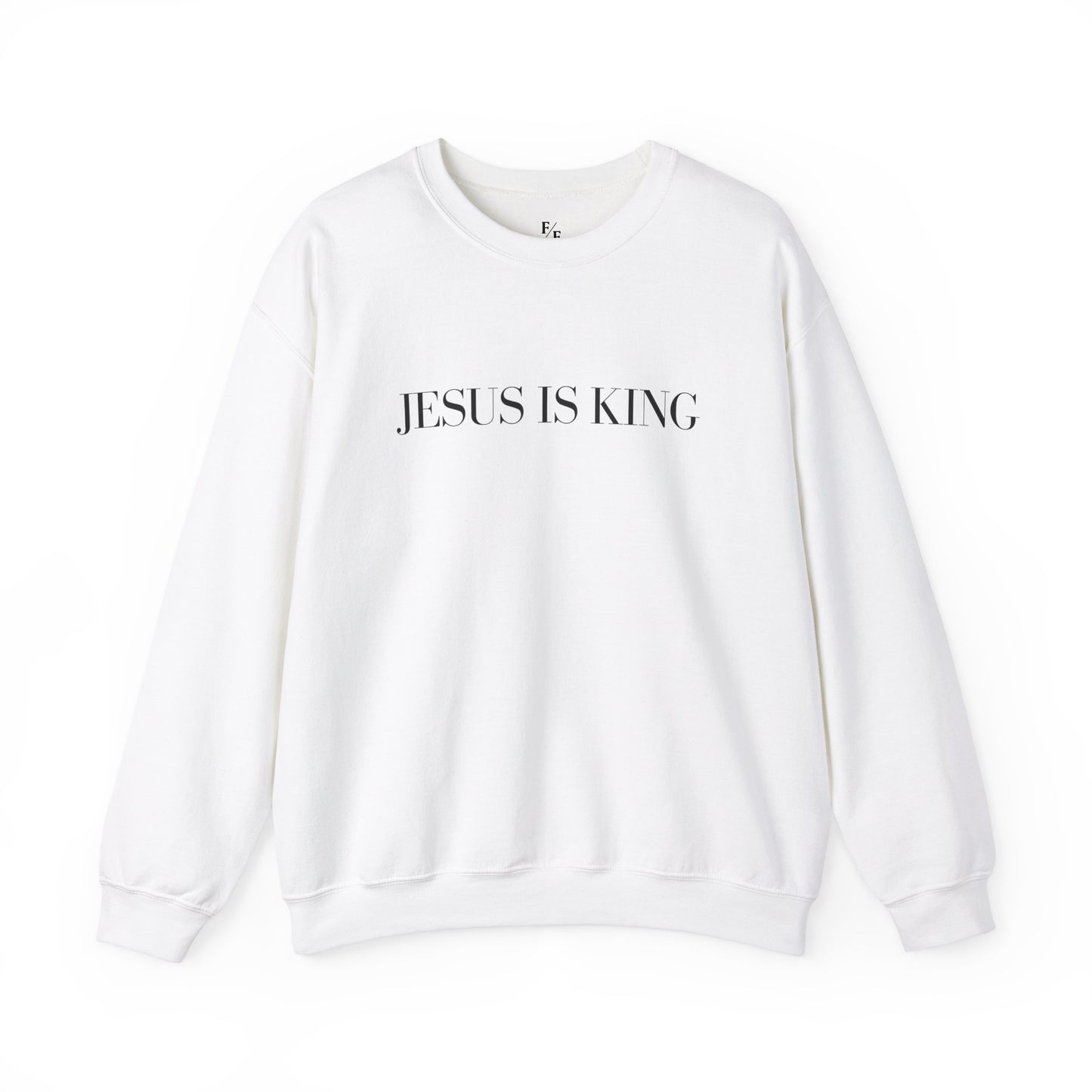 JESUS IS KING Relaxed Crewneck