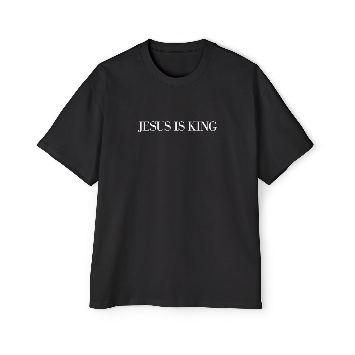 JESUS IS KING Heavy Oversized Tee