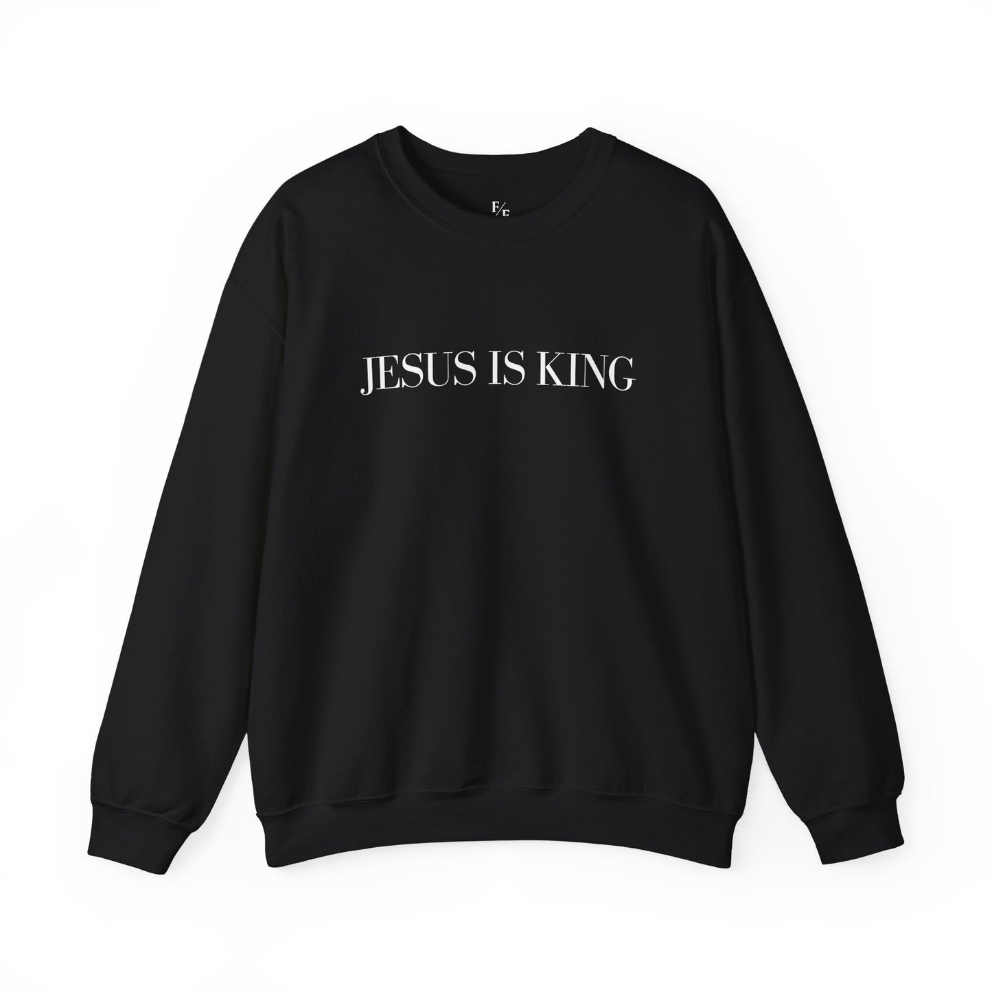 JESUS IS KING Relaxed Crewneck