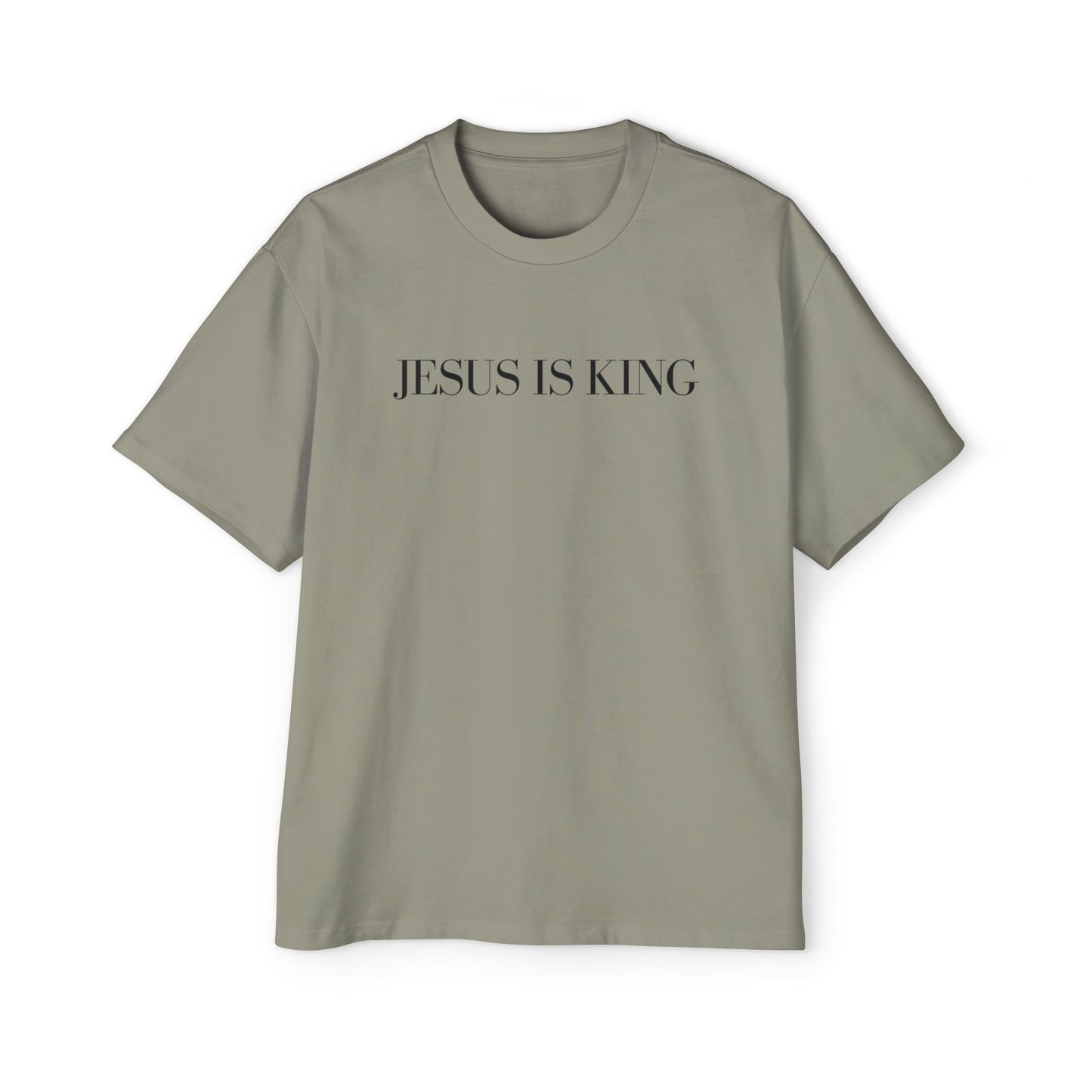 JESUS IS KING Heavy Oversized Tee